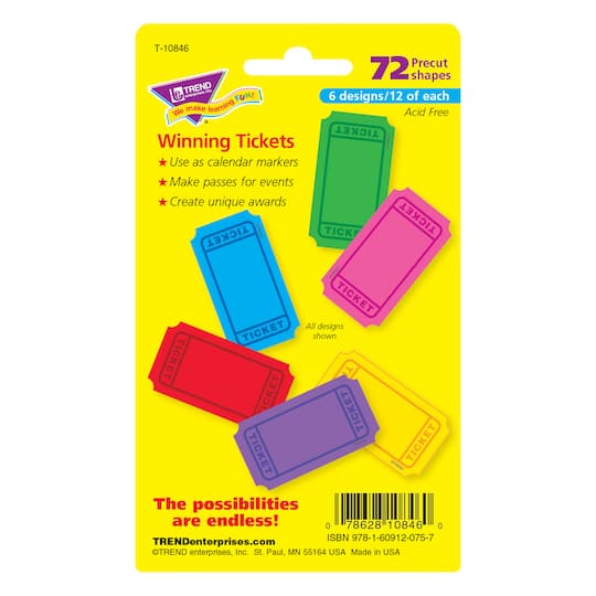 Shop The Trend Enterprises Winning Tickets Mini Accents Variety Pack At Michaels Com